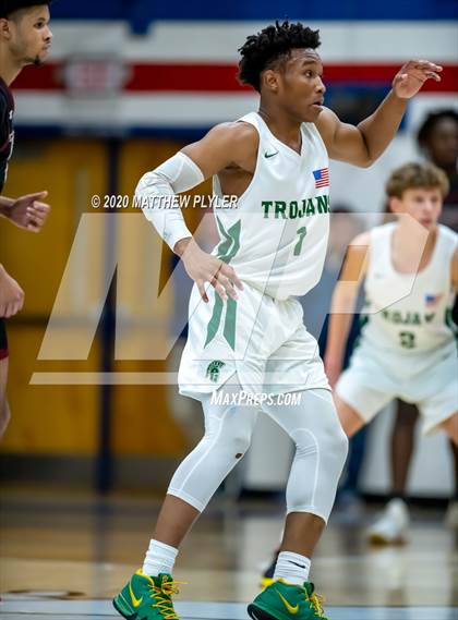 Thumbnail 3 in Trinity Christian vs. Pine Forest (MLK Dream Jam @ Terry Sanford) photogallery.