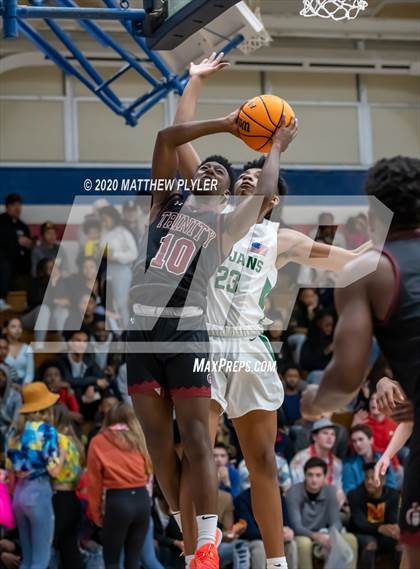Thumbnail 1 in Trinity Christian vs. Pine Forest (MLK Dream Jam @ Terry Sanford) photogallery.
