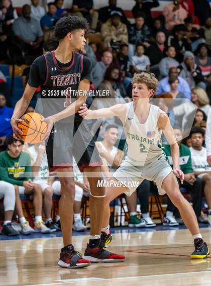 Thumbnail 1 in Trinity Christian vs. Pine Forest (MLK Dream Jam @ Terry Sanford) photogallery.
