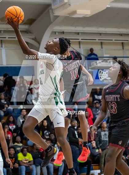Thumbnail 3 in Trinity Christian vs. Pine Forest (MLK Dream Jam @ Terry Sanford) photogallery.