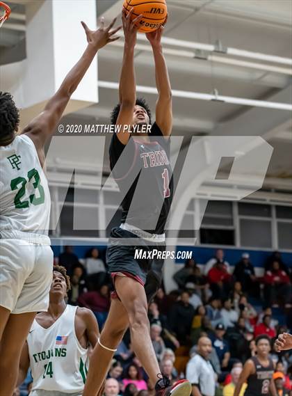 Thumbnail 3 in Trinity Christian vs. Pine Forest (MLK Dream Jam @ Terry Sanford) photogallery.