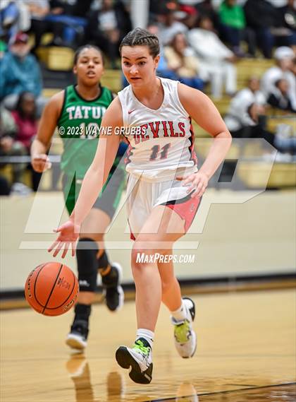 Thumbnail 1 in Chapel Hill vs. Tatum (UIL 3A Area Playoff) photogallery.