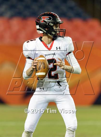 Thumbnail 3 in Pomona vs. Valor Christian (CHSAA 5A Final) photogallery.