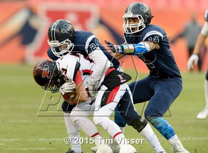 Thumbnail 2 in Pomona vs. Valor Christian (CHSAA 5A Final) photogallery.