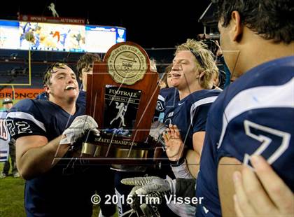 Thumbnail 2 in Pomona vs. Valor Christian (CHSAA 5A Final) photogallery.