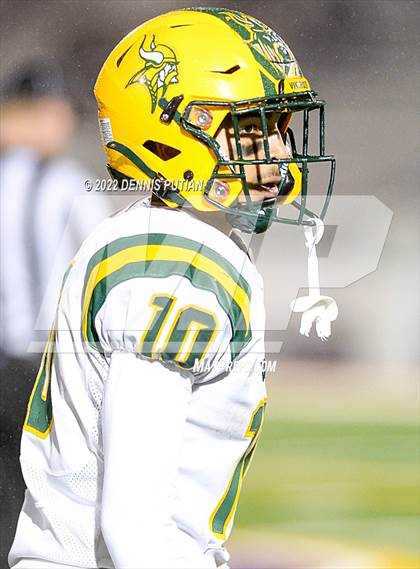Thumbnail 1 in Vanden @ Bellarmine College Prep (CIF NorCal Regional Division 3-A Final) photogallery.
