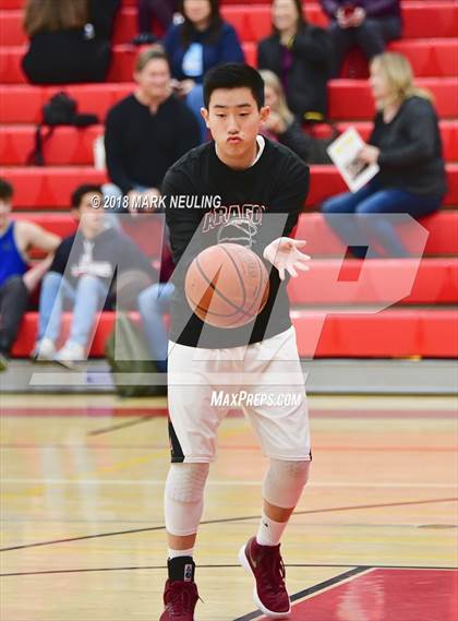 Thumbnail 2 in Carlmont vs. Aragon (Burlingame Lions Club Basketball Tournament) photogallery.