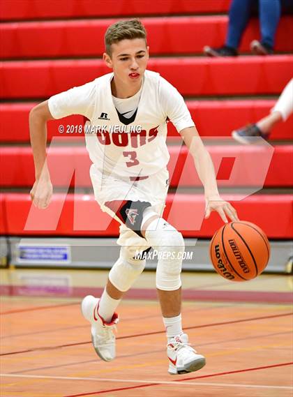 Thumbnail 3 in Carlmont vs. Aragon (Burlingame Lions Club Basketball Tournament) photogallery.