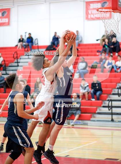 Thumbnail 2 in Carlmont vs. Aragon (Burlingame Lions Club Basketball Tournament) photogallery.
