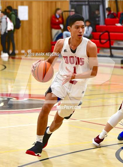 Thumbnail 3 in Carlmont vs. Aragon (Burlingame Lions Club Basketball Tournament) photogallery.