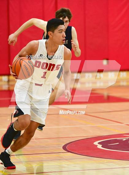 Thumbnail 2 in Carlmont vs. Aragon (Burlingame Lions Club Basketball Tournament) photogallery.