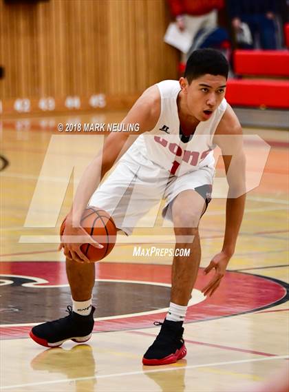 Thumbnail 3 in Carlmont vs. Aragon (Burlingame Lions Club Basketball Tournament) photogallery.