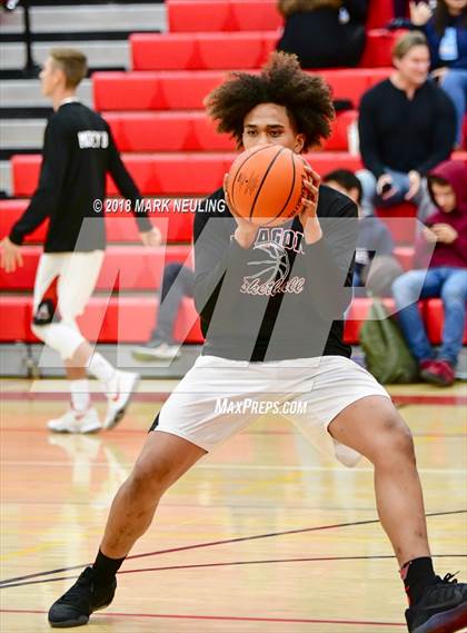 Thumbnail 3 in Carlmont vs. Aragon (Burlingame Lions Club Basketball Tournament) photogallery.