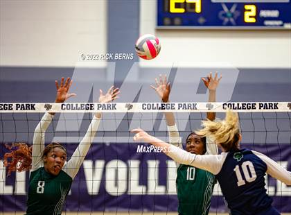 Thumbnail 3 in College Park vs Spring (UIL6A Bi-District) photogallery.