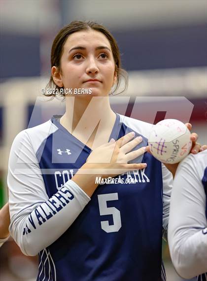 Thumbnail 2 in College Park vs Spring (UIL6A Bi-District) photogallery.