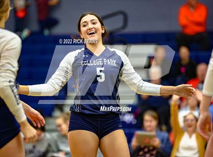 Thumbnail 3 in College Park vs Spring (UIL6A Bi-District) photogallery.