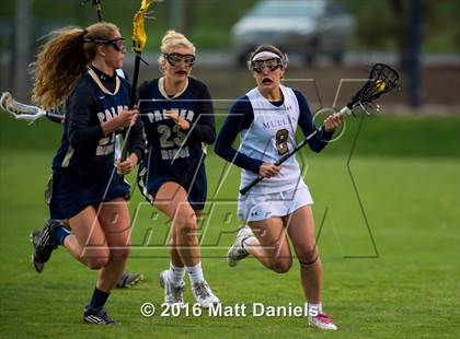 Thumbnail 3 in Palmer Ridge vs. Mullen (CHSAA Quarterfinal) photogallery.