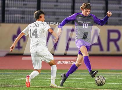 Thumbnail 1 in Cortez @ Notre Dame Prep (AIA 4A Quarterfinals) photogallery.