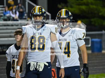 Thumbnail 2 in Delta @ Garrett (IHSAA 3A Sectional Championship) photogallery.