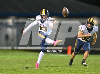 Thumbnail 3 in Delta @ Garrett (IHSAA 3A Sectional Championship) photogallery.