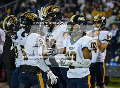 Thumbnail 3 in Delta @ Garrett (IHSAA 3A Sectional Championship) photogallery.