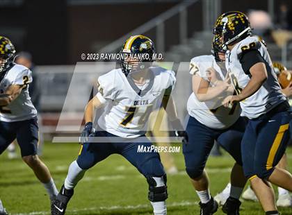 Thumbnail 3 in Delta @ Garrett (IHSAA 3A Sectional Championship) photogallery.