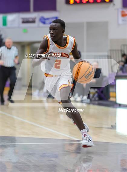 Thumbnail 3 in Judge Memorial vs. Kearns (Riverton Holiday Tournament) photogallery.