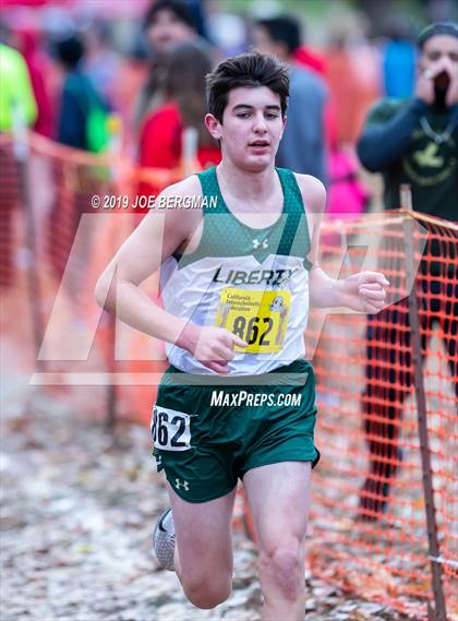 Thumbnail 1 in CIF State Cross Country Championships (Boys D5 Race) photogallery.