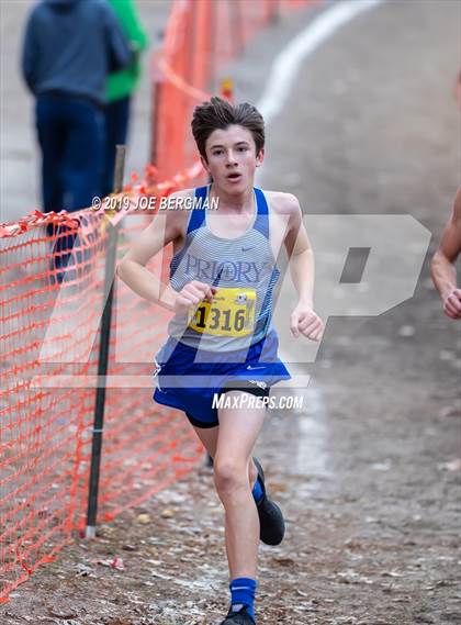 Thumbnail 1 in CIF State Cross Country Championships (Boys D5 Race) photogallery.