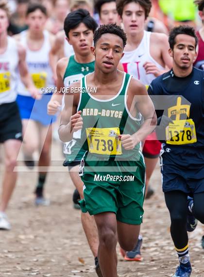 Thumbnail 2 in CIF State Cross Country Championships (Boys D5 Race) photogallery.