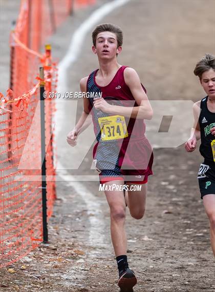 Thumbnail 2 in CIF State Cross Country Championships (Boys D5 Race) photogallery.