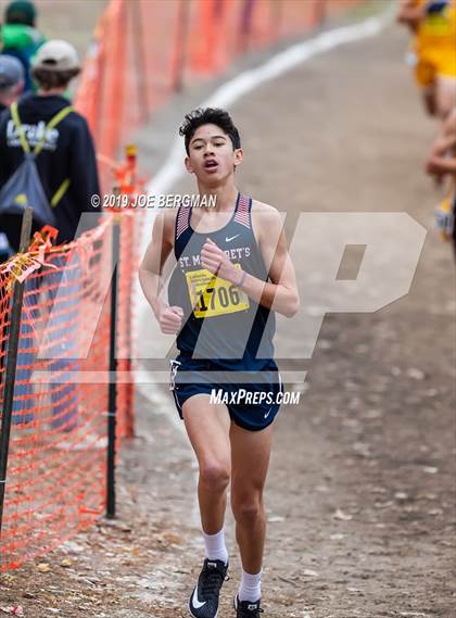 Thumbnail 1 in CIF State Cross Country Championships (Boys D5 Race) photogallery.