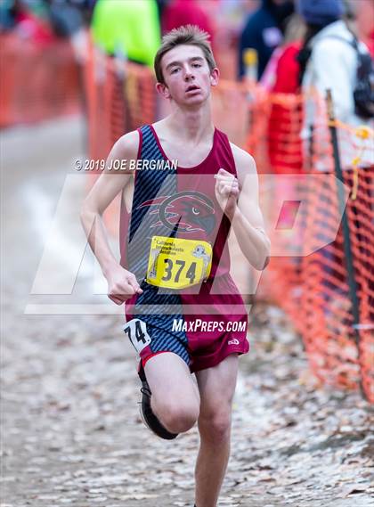 Thumbnail 2 in CIF State Cross Country Championships (Boys D5 Race) photogallery.