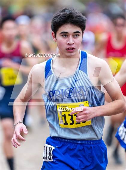 Thumbnail 3 in CIF State Cross Country Championships (Boys D5 Race) photogallery.