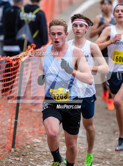 Thumbnail 2 in CIF State Cross Country Championships (Boys D5 Race) photogallery.
