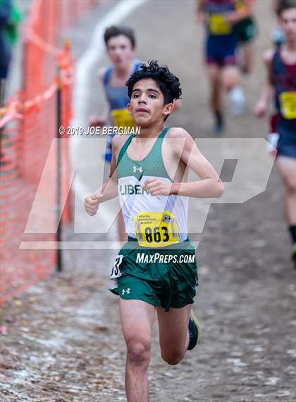 Thumbnail 2 in CIF State Cross Country Championships (Boys D5 Race) photogallery.