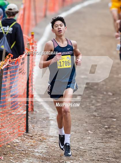 Thumbnail 1 in CIF State Cross Country Championships (Boys D5 Race) photogallery.
