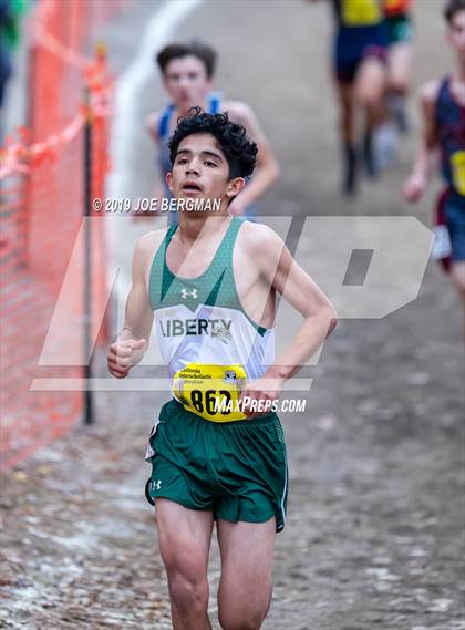 Thumbnail 3 in CIF State Cross Country Championships (Boys D5 Race) photogallery.