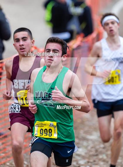 Thumbnail 1 in CIF State Cross Country Championships (Boys D5 Race) photogallery.