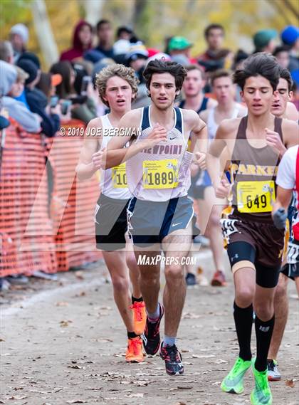 Thumbnail 1 in CIF State Cross Country Championships (Boys D5 Race) photogallery.
