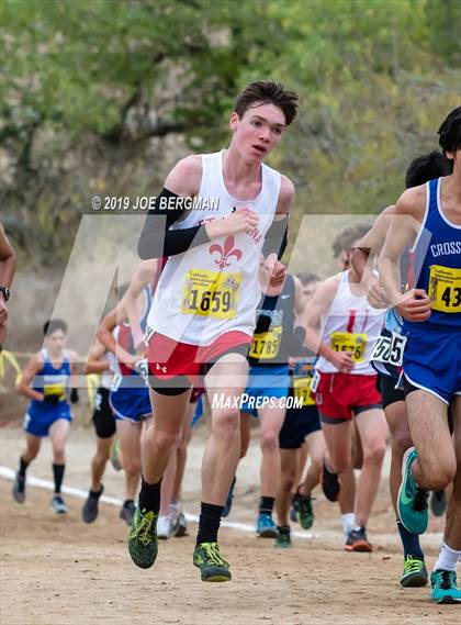 Thumbnail 1 in CIF State Cross Country Championships (Boys D5 Race) photogallery.
