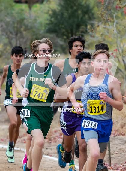 Thumbnail 1 in CIF State Cross Country Championships (Boys D5 Race) photogallery.