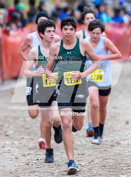Thumbnail 2 in CIF State Cross Country Championships (Boys D5 Race) photogallery.