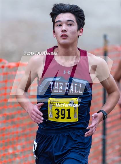 Thumbnail 1 in CIF State Cross Country Championships (Boys D5 Race) photogallery.