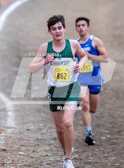 Thumbnail 3 in CIF State Cross Country Championships (Boys D5 Race) photogallery.