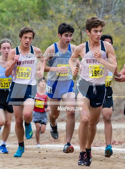 Thumbnail 1 in CIF State Cross Country Championships (Boys D5 Race) photogallery.