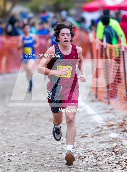 Thumbnail 2 in CIF State Cross Country Championships (Boys D5 Race) photogallery.