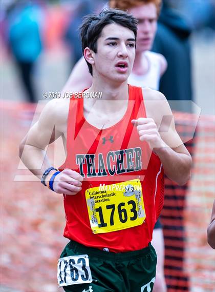 Thumbnail 2 in CIF State Cross Country Championships (Boys D5 Race) photogallery.