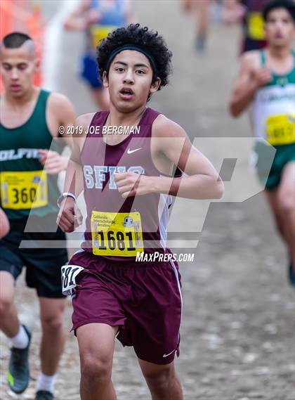 Thumbnail 1 in CIF State Cross Country Championships (Boys D5 Race) photogallery.