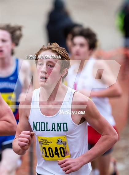Thumbnail 1 in CIF State Cross Country Championships (Boys D5 Race) photogallery.